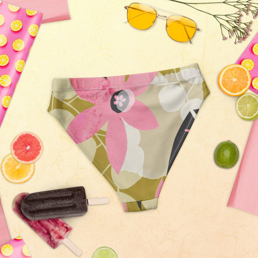 Recycled high-waisted bikini bottom - Party Wave Surf Store