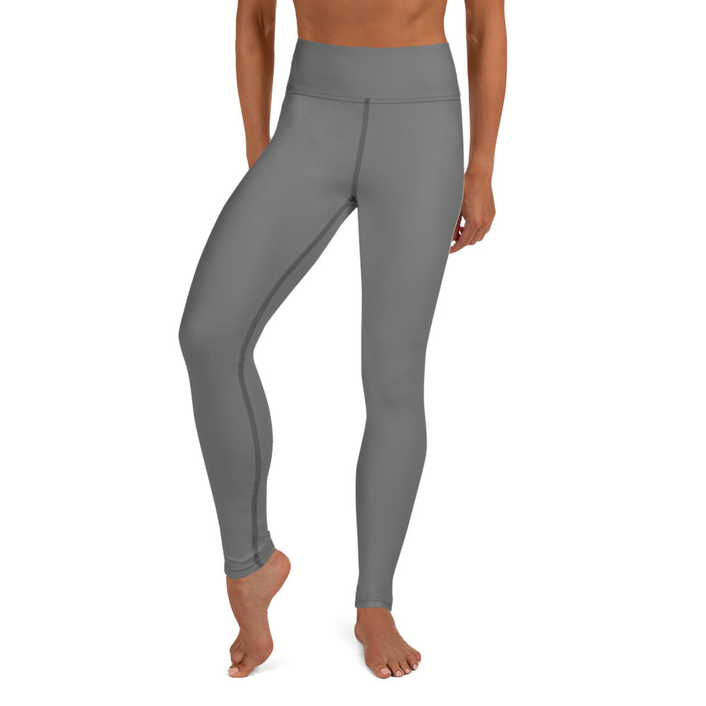 Solid Grey Yoga Leggings