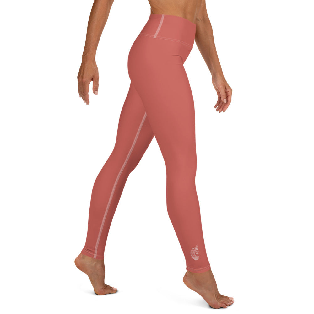 Sunglow Orange Yoga Leggings