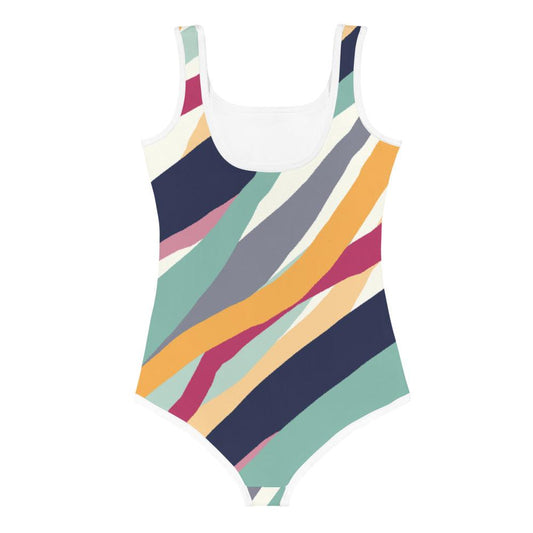 Colors and Stripes Kids Swimsuit - Party Wave Surf Store