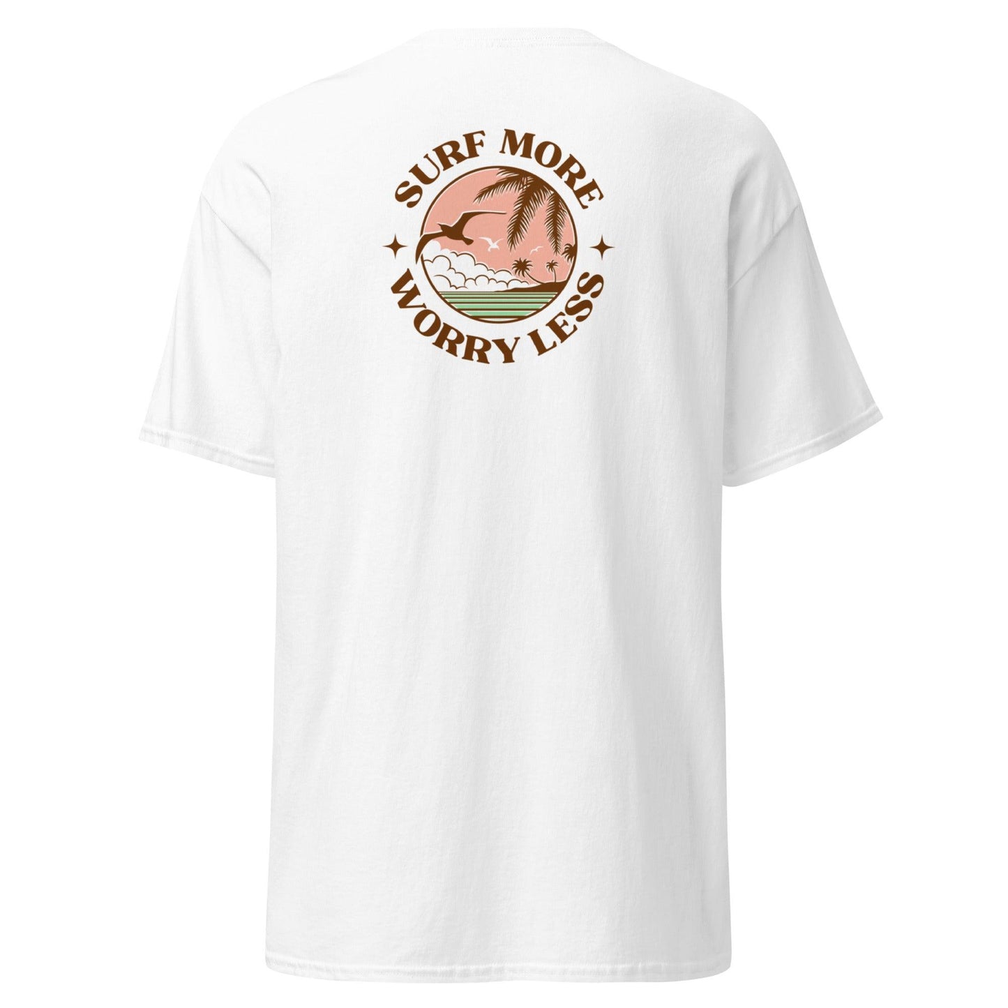 Men's Surf More Worry Less Classic Tee - Party Wave Surf Store