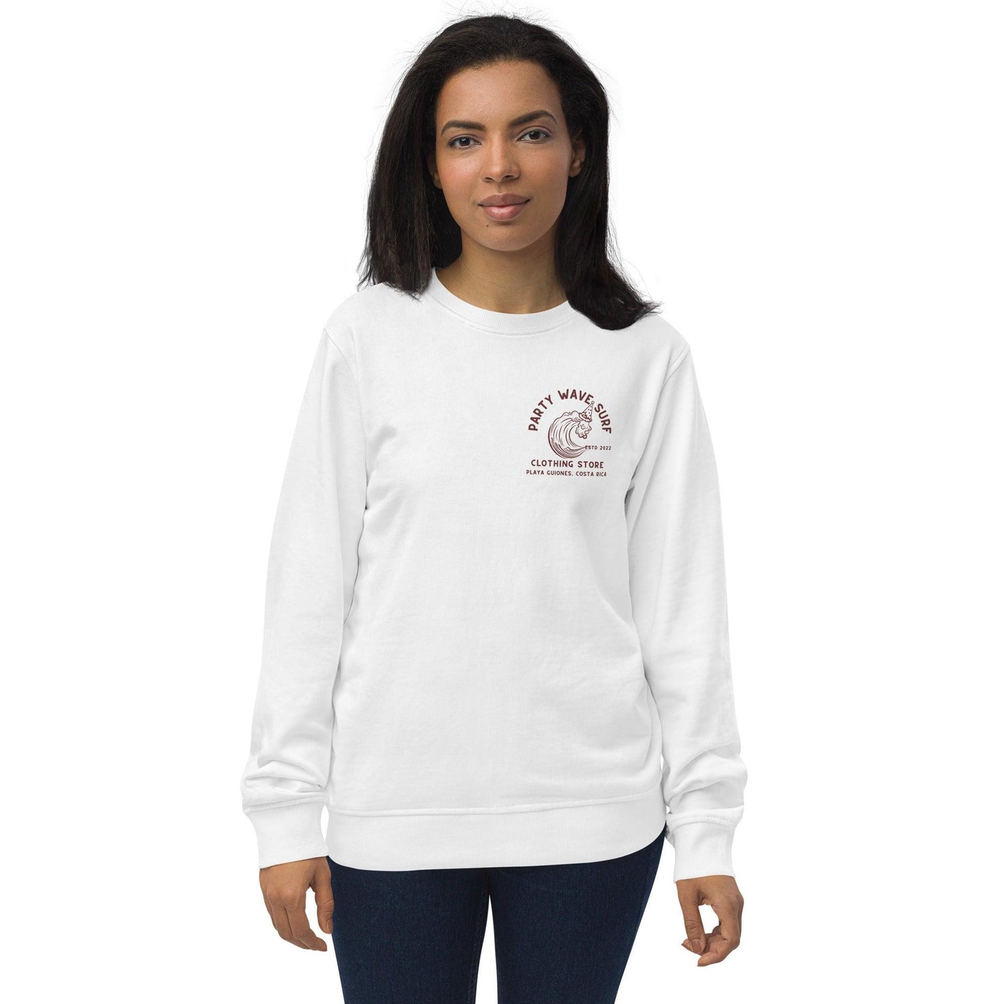 Party Wave Surf Women's Organic Sweatshirt - Party Wave Surf Store