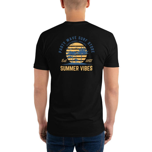 Summer Vibes Short Sleeve T-shirt - Party Wave Surf Store