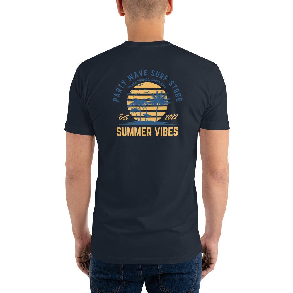 Summer Vibes Short Sleeve T-shirt - Party Wave Surf Store