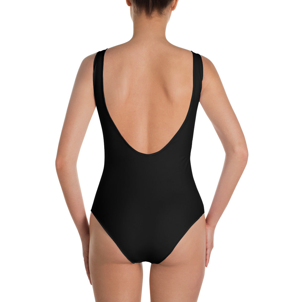 Black One-Piece Swimsuit