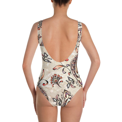 Floral One-Piece Swimsuit