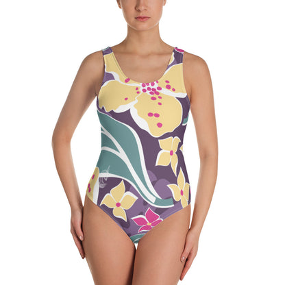 Tropical Flowers One-Piece Swimsuit