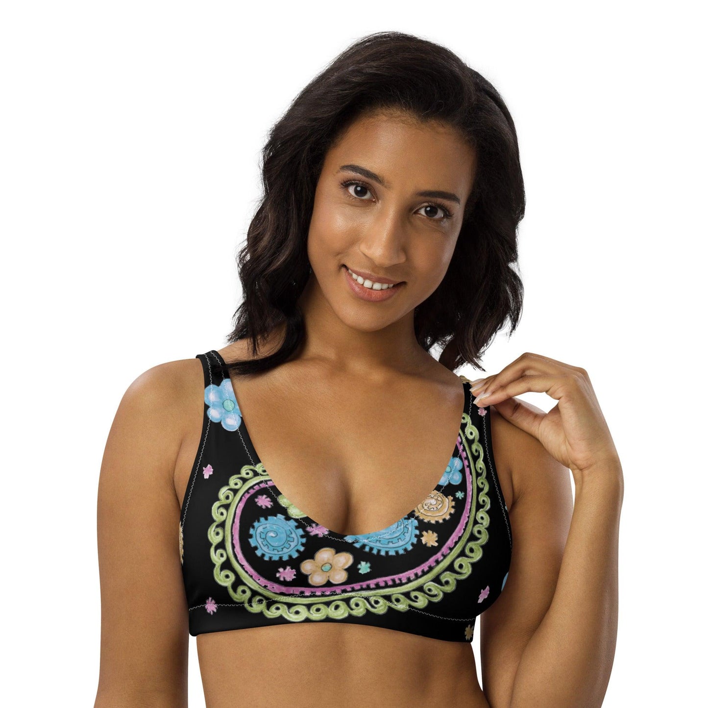 Recycled padded bikini top - Party Wave Surf Store