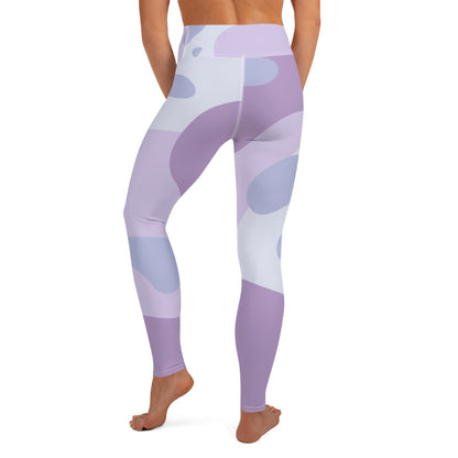 Blue pattern Yoga Leggings