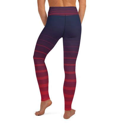 Striped Yoga Leggings