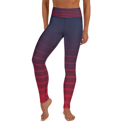 Striped Yoga Leggings