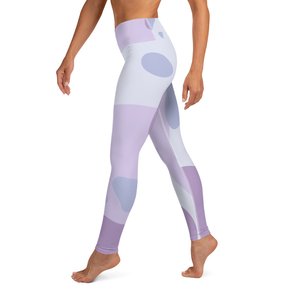 Blue pattern Yoga Leggings