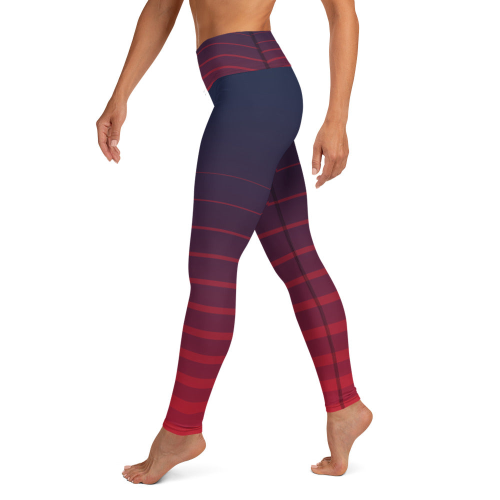 Striped Yoga Leggings