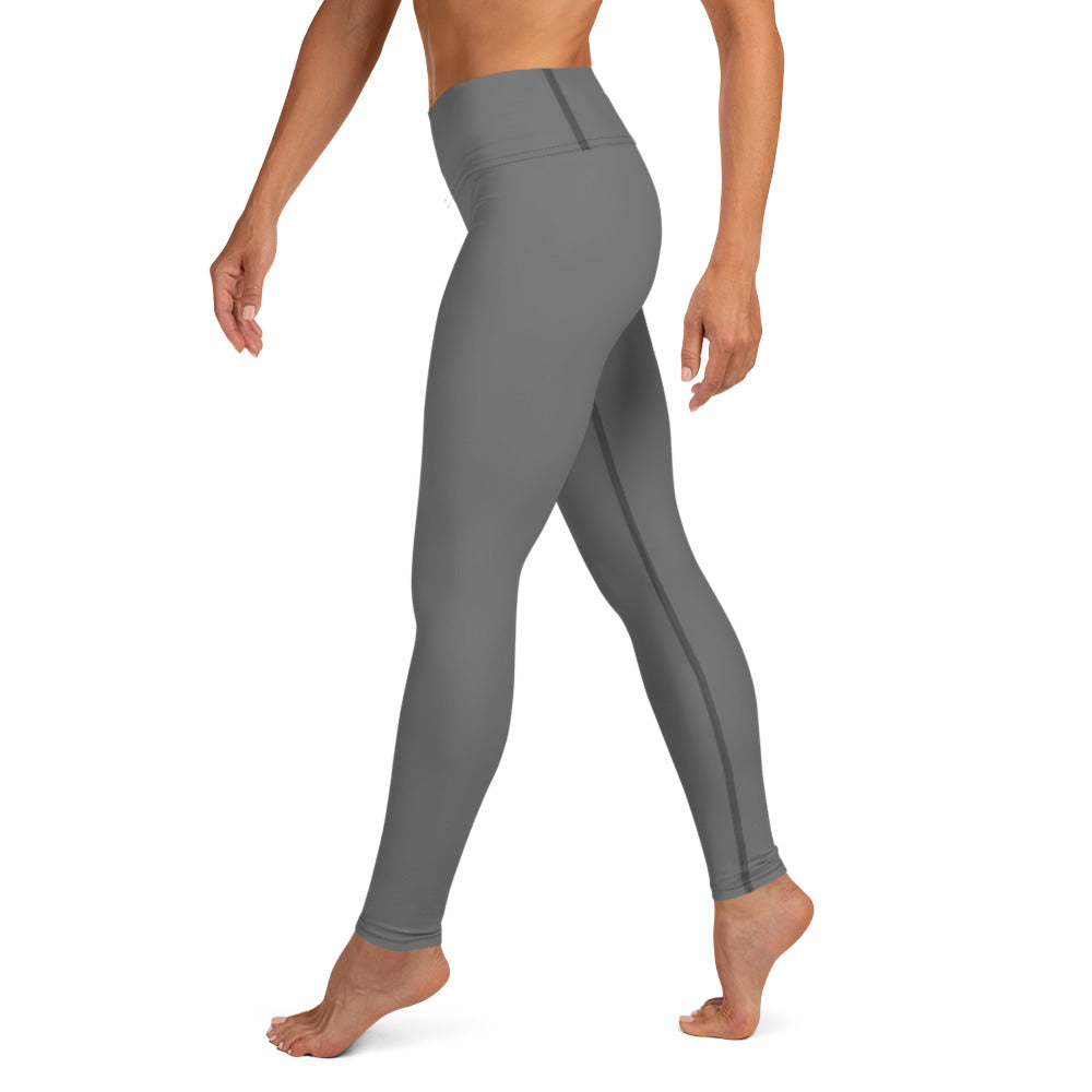 Solid Grey Yoga Leggings