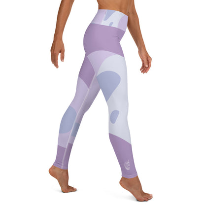 Blue pattern Yoga Leggings