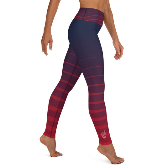 Striped Yoga Leggings