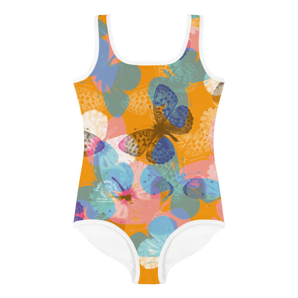 Butterflies Kids Swimsuit - Party Wave Surf Store