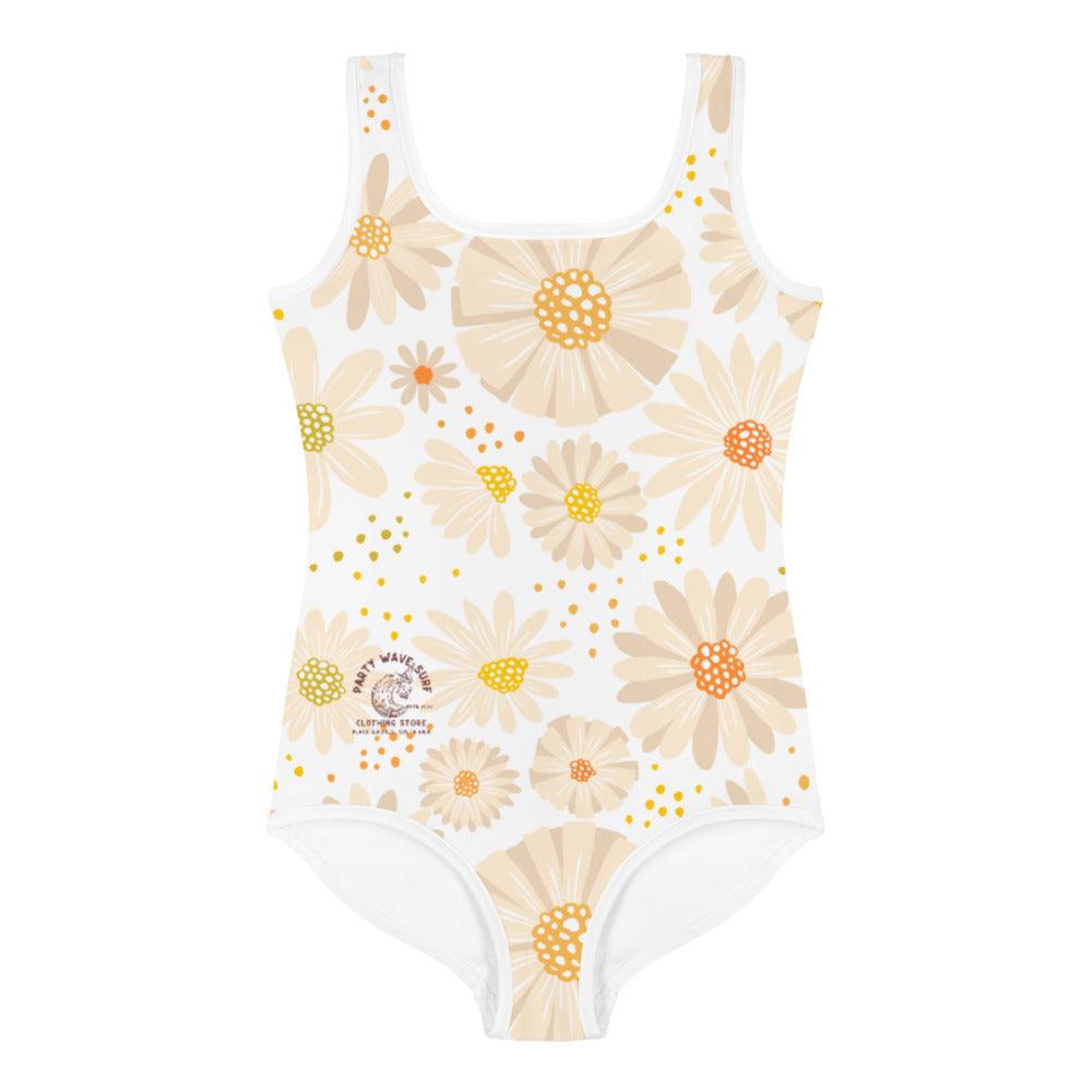 Floral Kids Swimsuit - Party Wave Surf Store
