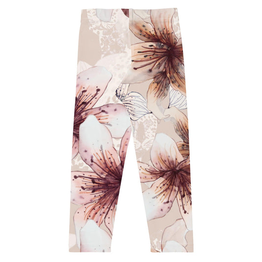 Kids Passion Flower Leggings - Party Wave Surf Store