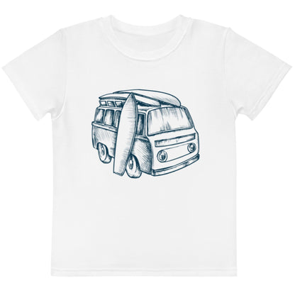 Kids Surf Van Crew Neck T-Shirt - Party Wave Surf Store