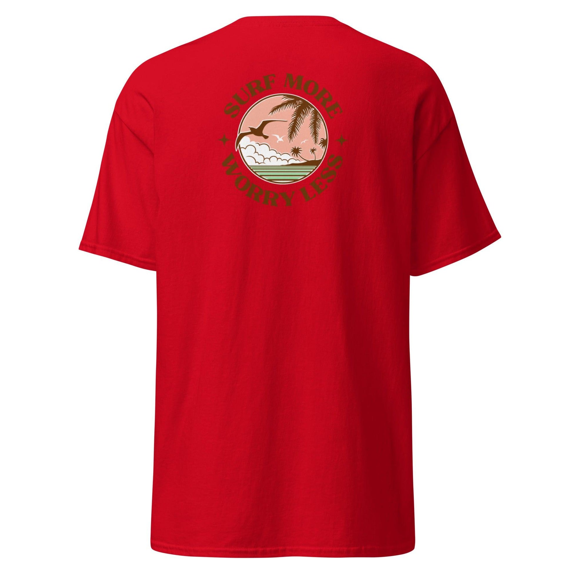 Men's Surf More Worry Less Classic Tee - Party Wave Surf Store