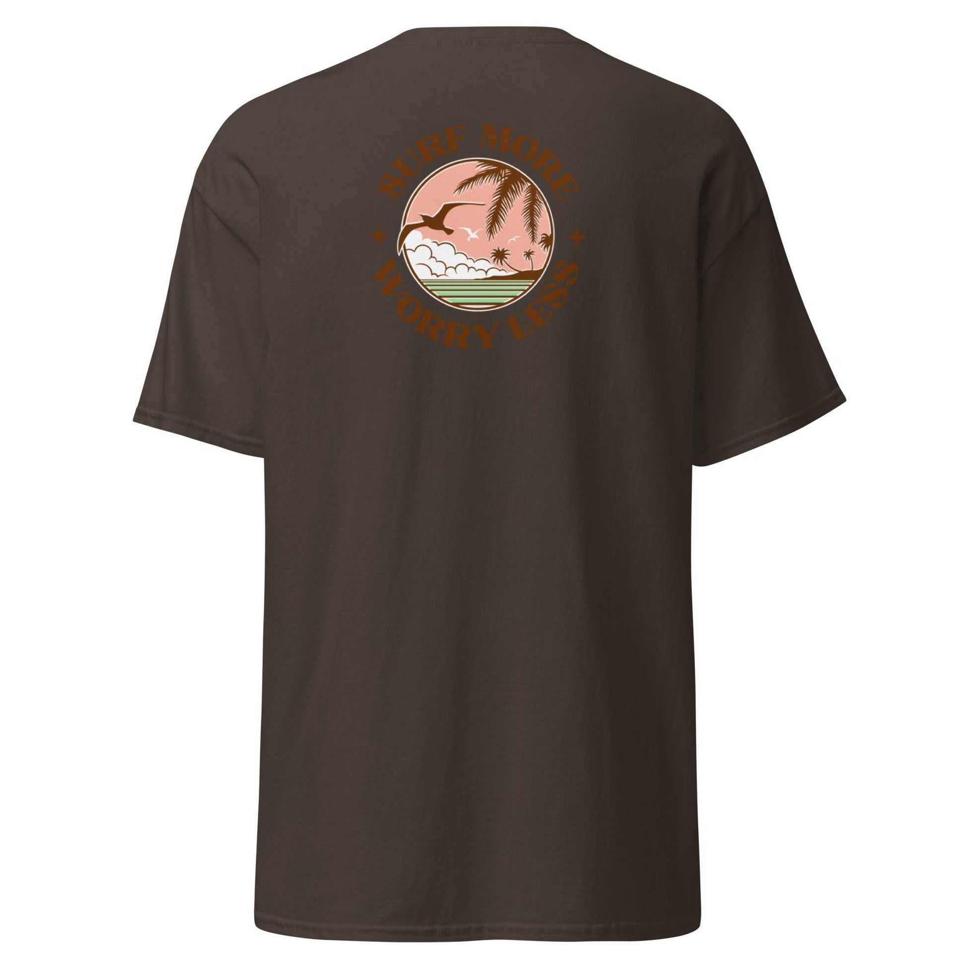 Men's Surf More Worry Less Classic Tee - Party Wave Surf Store