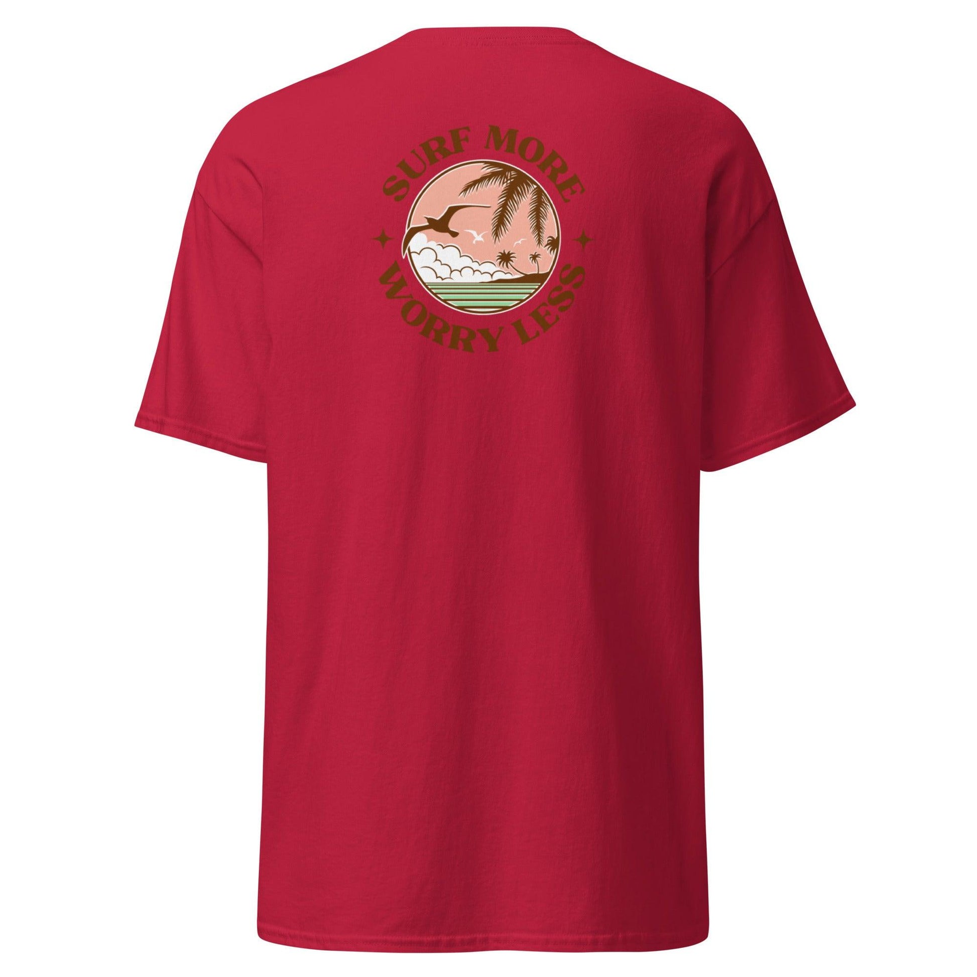 Men's Surf More Worry Less Classic Tee - Party Wave Surf Store