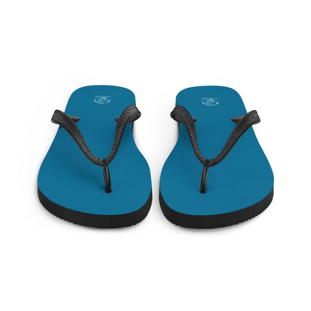 Party Wave Surf Blue Flip-Flops - Party Wave Surf Store