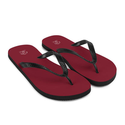 Party Wave Surf Burgundy Flip-Flops - Party Wave Surf Store