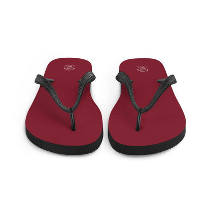 Party Wave Surf Burgundy Flip-Flops - Party Wave Surf Store