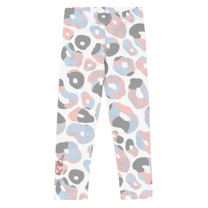 Pink Jaguar Kid's Leggings - Party Wave Surf Store