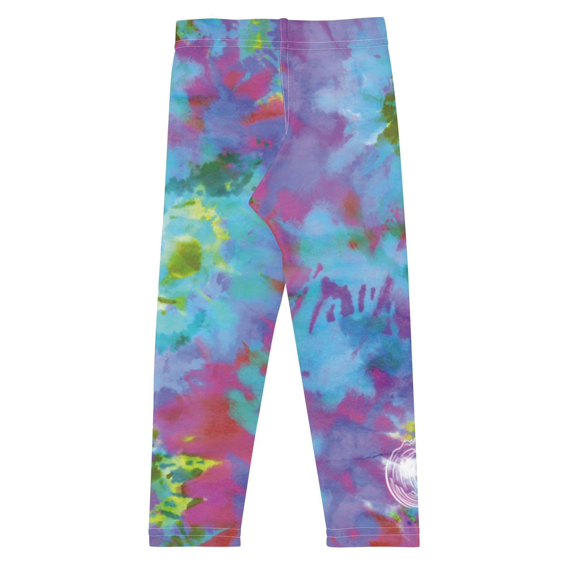 Pink Tie-dye Kid's Leggings - Party Wave Surf Store