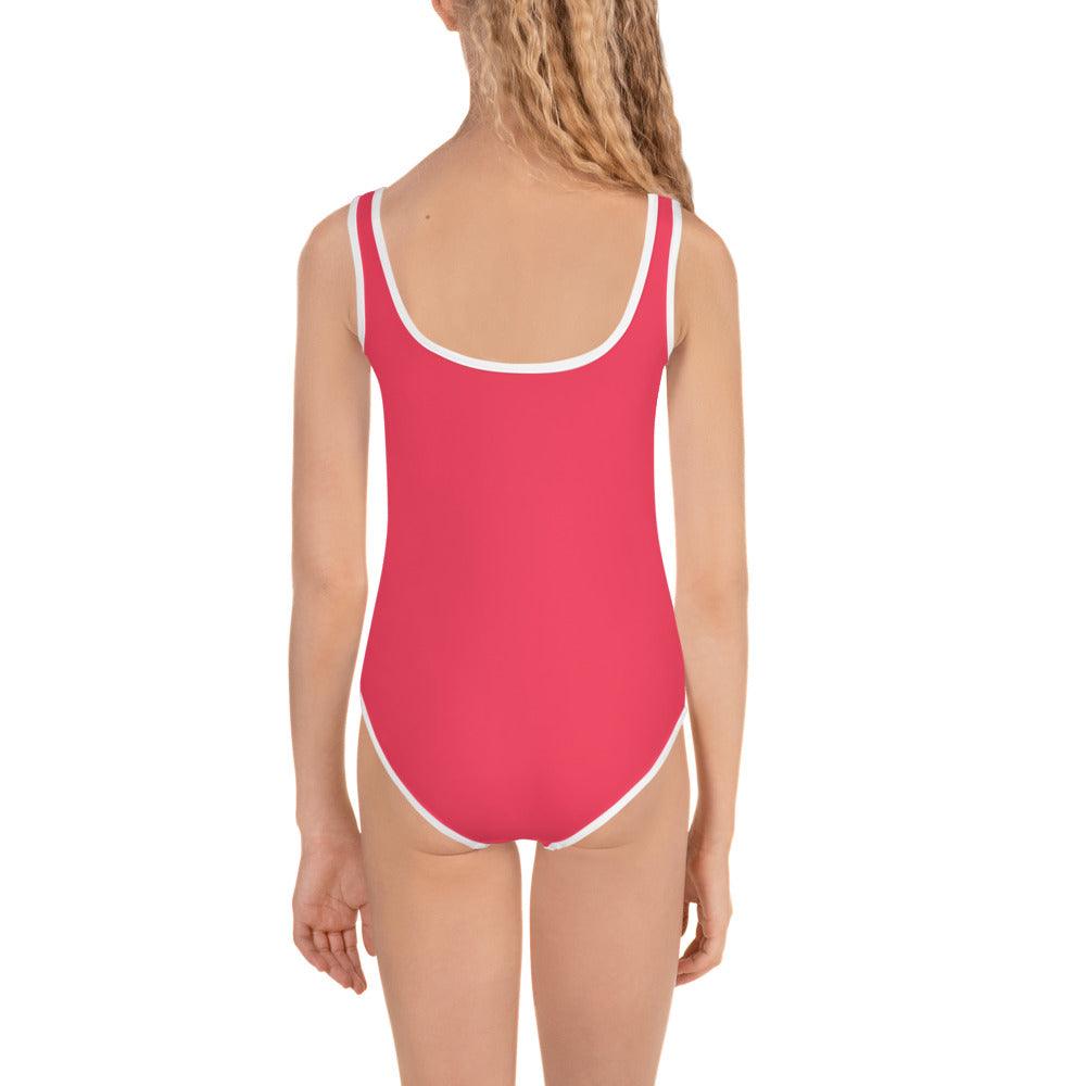 Radical Red Kids Swimsuit - Party Wave Surf Store