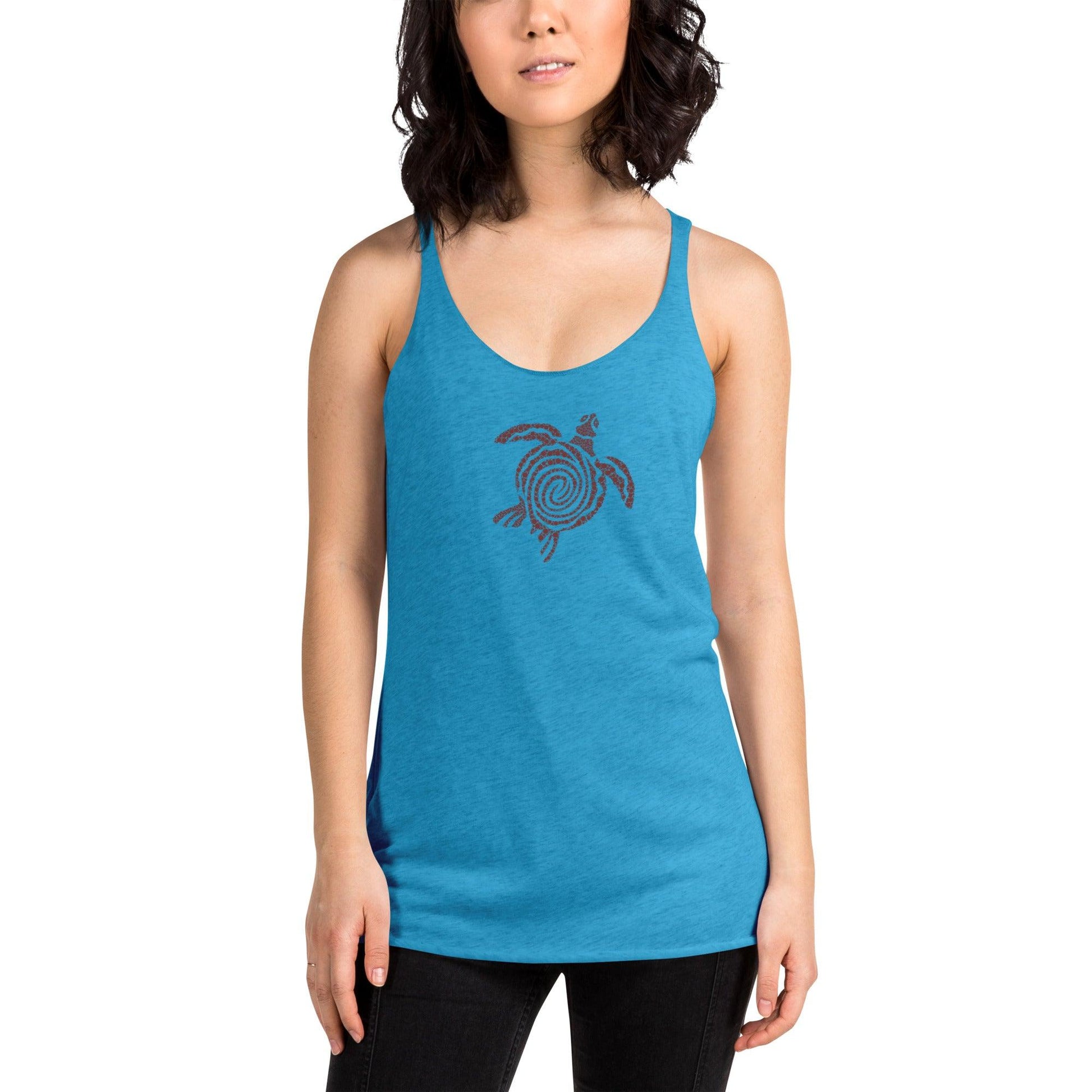 Sea Turltle Women's Racerback Tank - Party Wave Surf Store