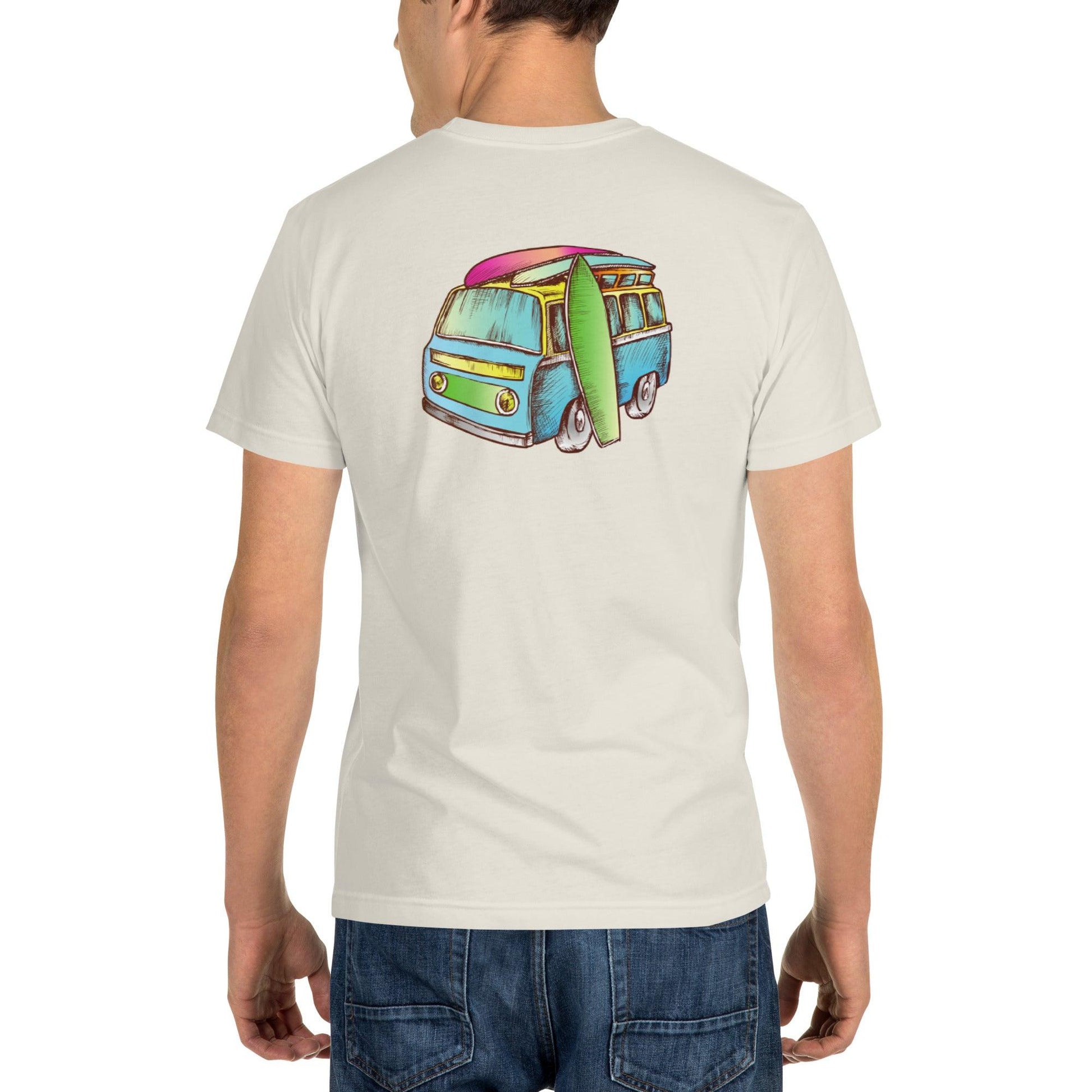 Surfing Van Sustainable T-Shirt - Party Wave Surf Store