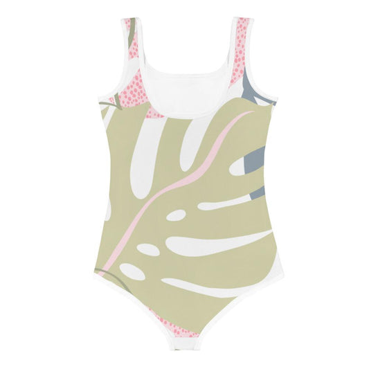 Swiss Cheese Plant Kids Swimsuit - Party Wave Surf Store