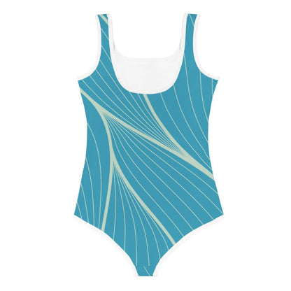 UPF 40+ Leaves Kids Swimsuit - Party Wave Surf Store