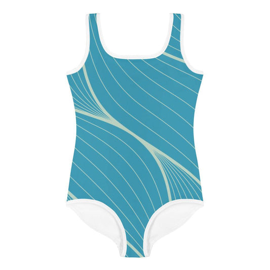 UPF 40+ Leaves Kids Swimsuit - Party Wave Surf Store