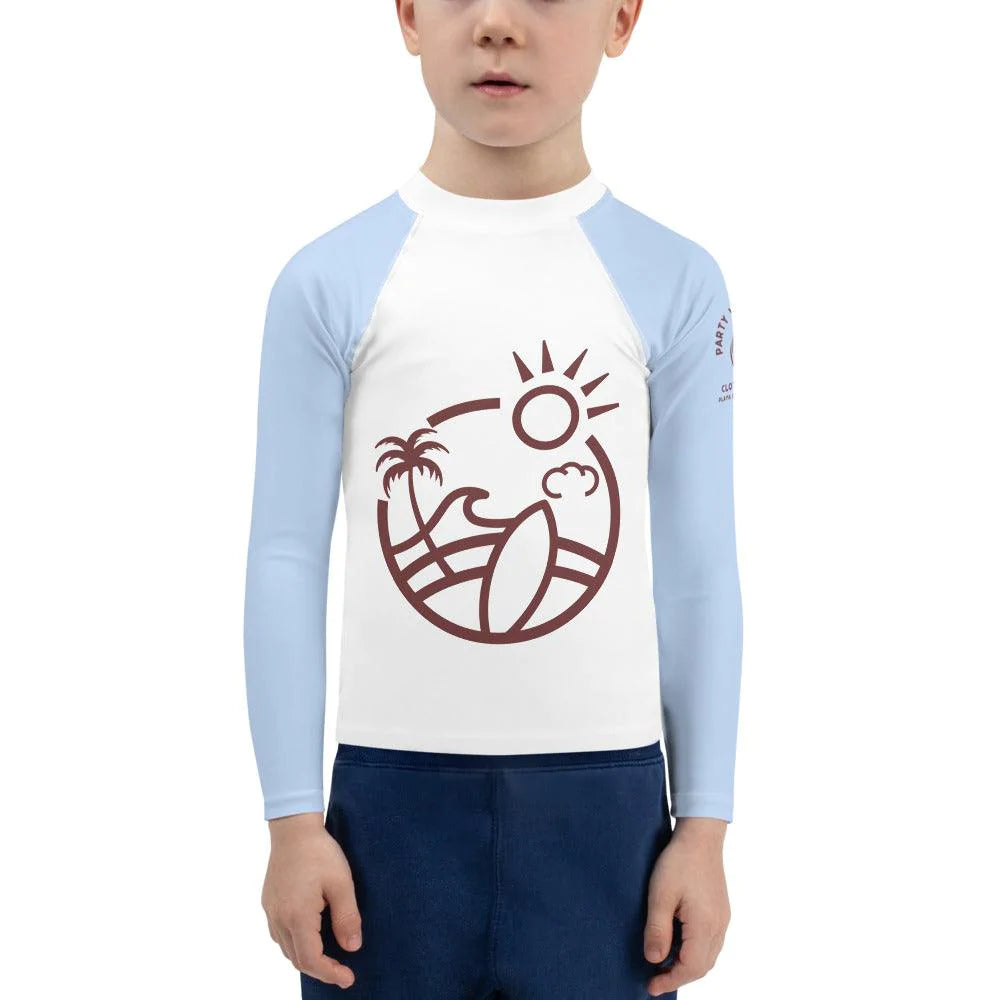 UPF 50+ Fitted Kids Rashguard - Party Wave Surf Store