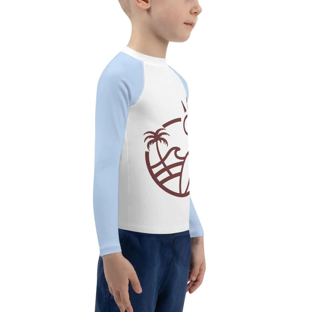 UPF 50+ Fitted Kids Rashguard - Party Wave Surf Store