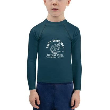 UPF 50+ Fitted Party Wave Surf Kids Rashguard - Party Wave Surf Store