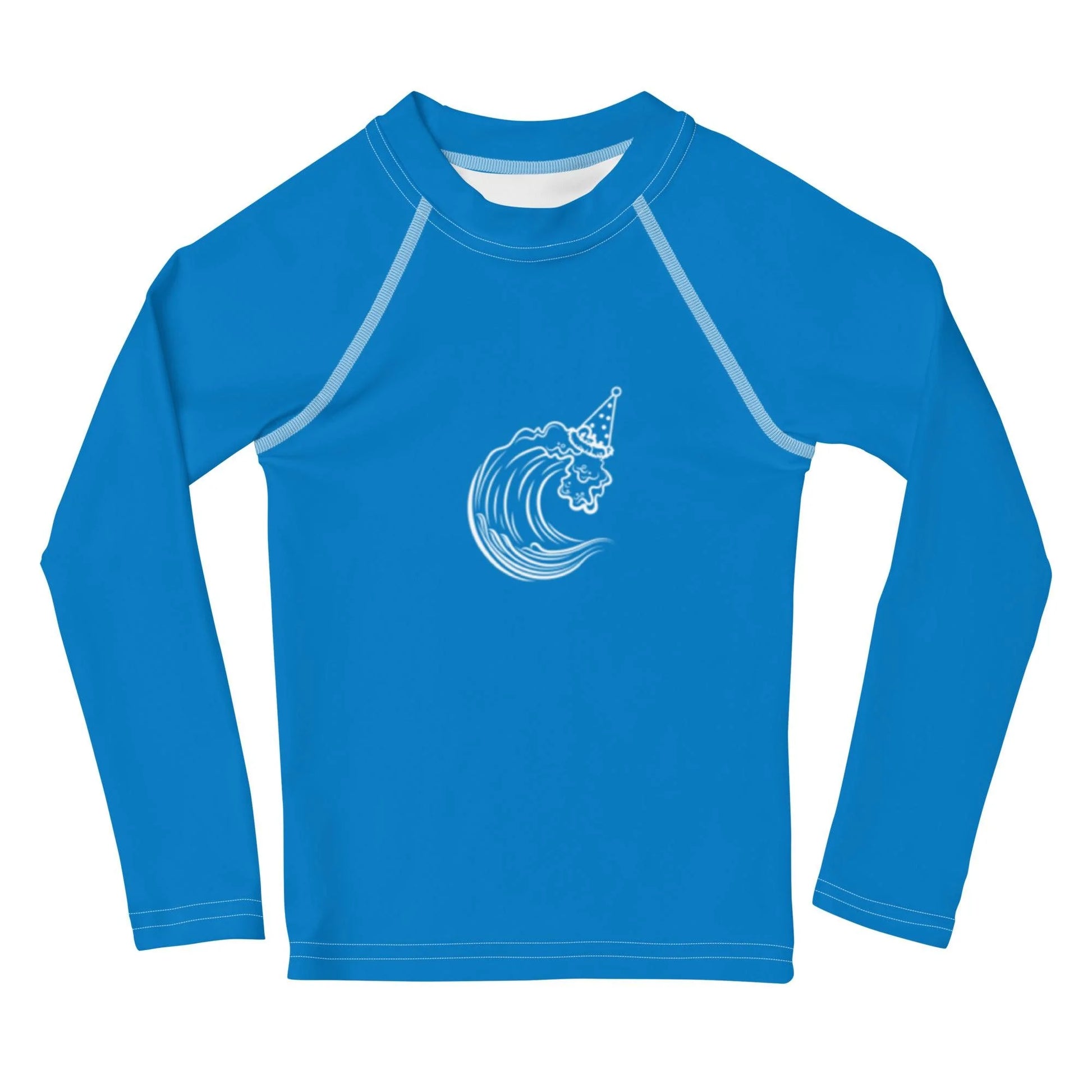 UPF 50+ Kids Light blue Rashguard - Party Wave Surf Store