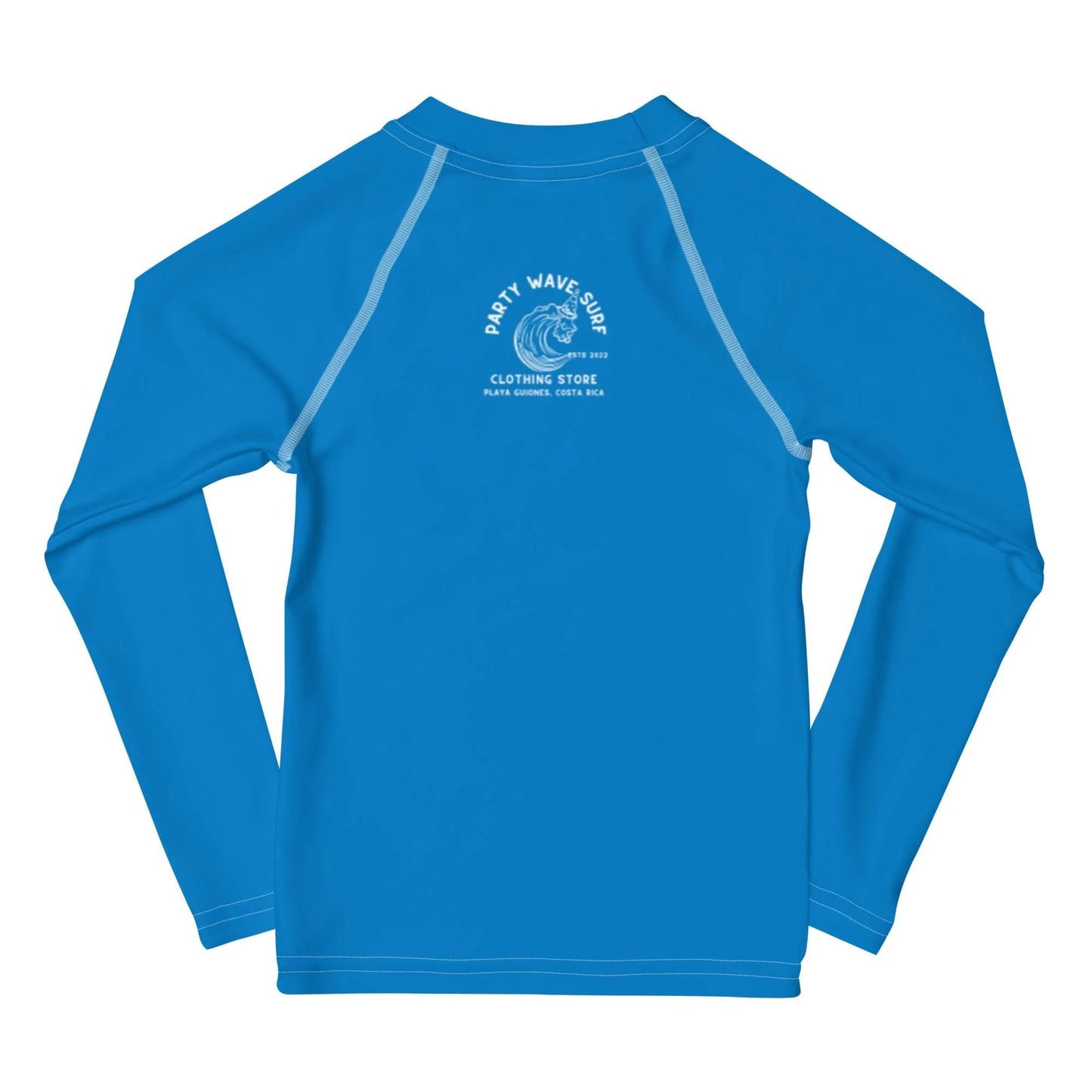 UPF 50+ Kids Light blue Rashguard - Party Wave Surf Store