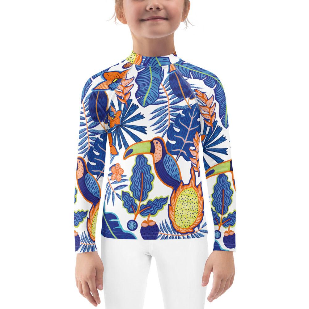 UPF 50+ Kids Tropics Rashguard - Party Wave Surf Store