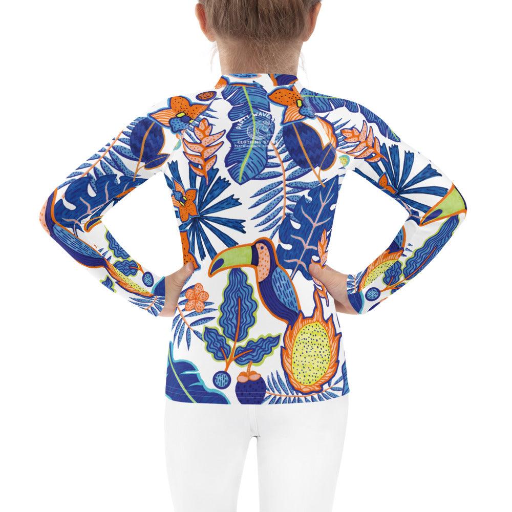 UPF 50+ Kids Tropics Rashguard - Party Wave Surf Store