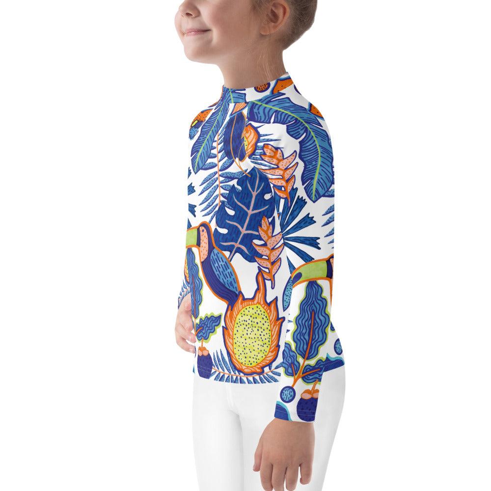 UPF 50+ Kids Tropics Rashguard - Party Wave Surf Store