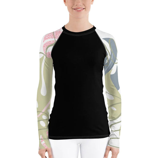 UPF 50+ Women's Leaf Rashguard - Party Wave Surf Store